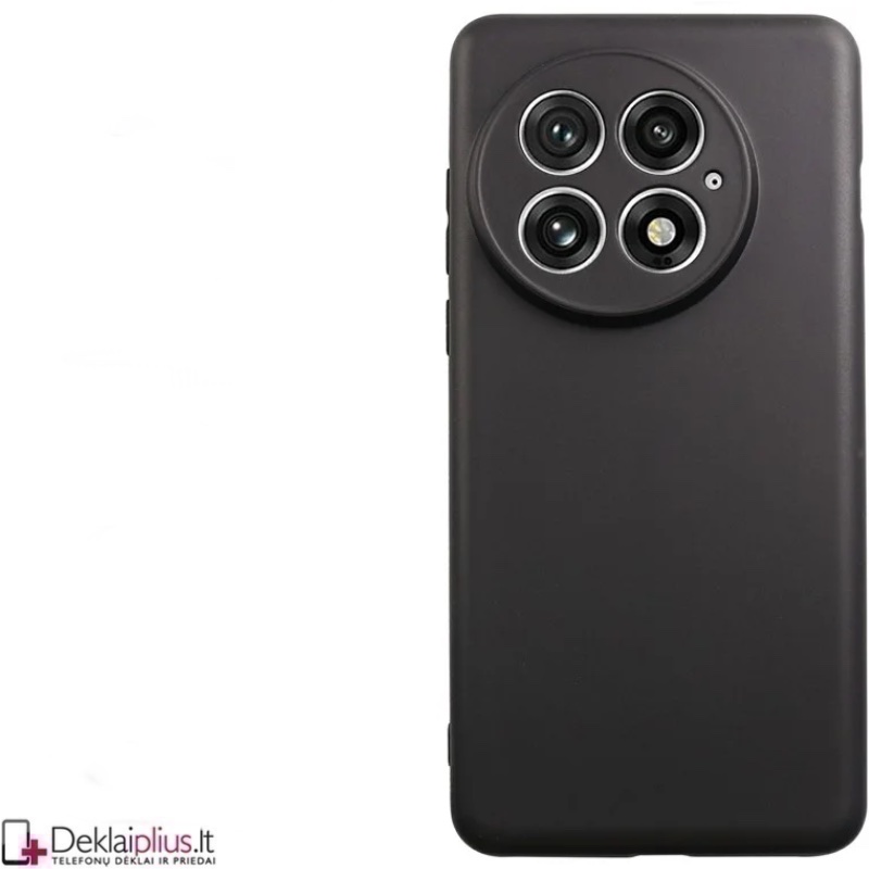 Silikoninis ploniausias dėklas su kameros apsauga - juodas (Oneplus 13 5G) Silikoninis ploniausias dėklas su kameros apsauga - juodas (Oneplus 13 5G)
